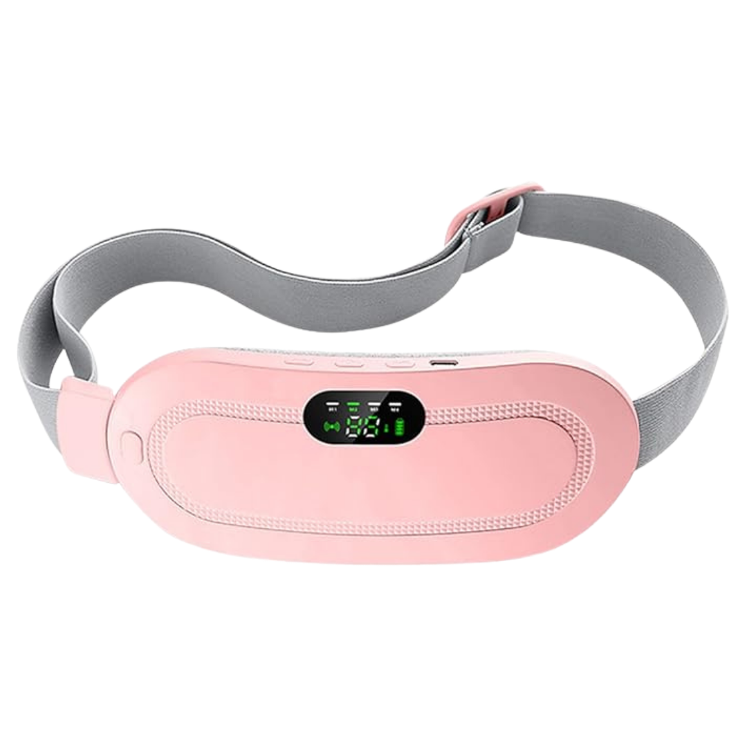 Pink Belt: Banda Térmica & Masajeadora para cólicos