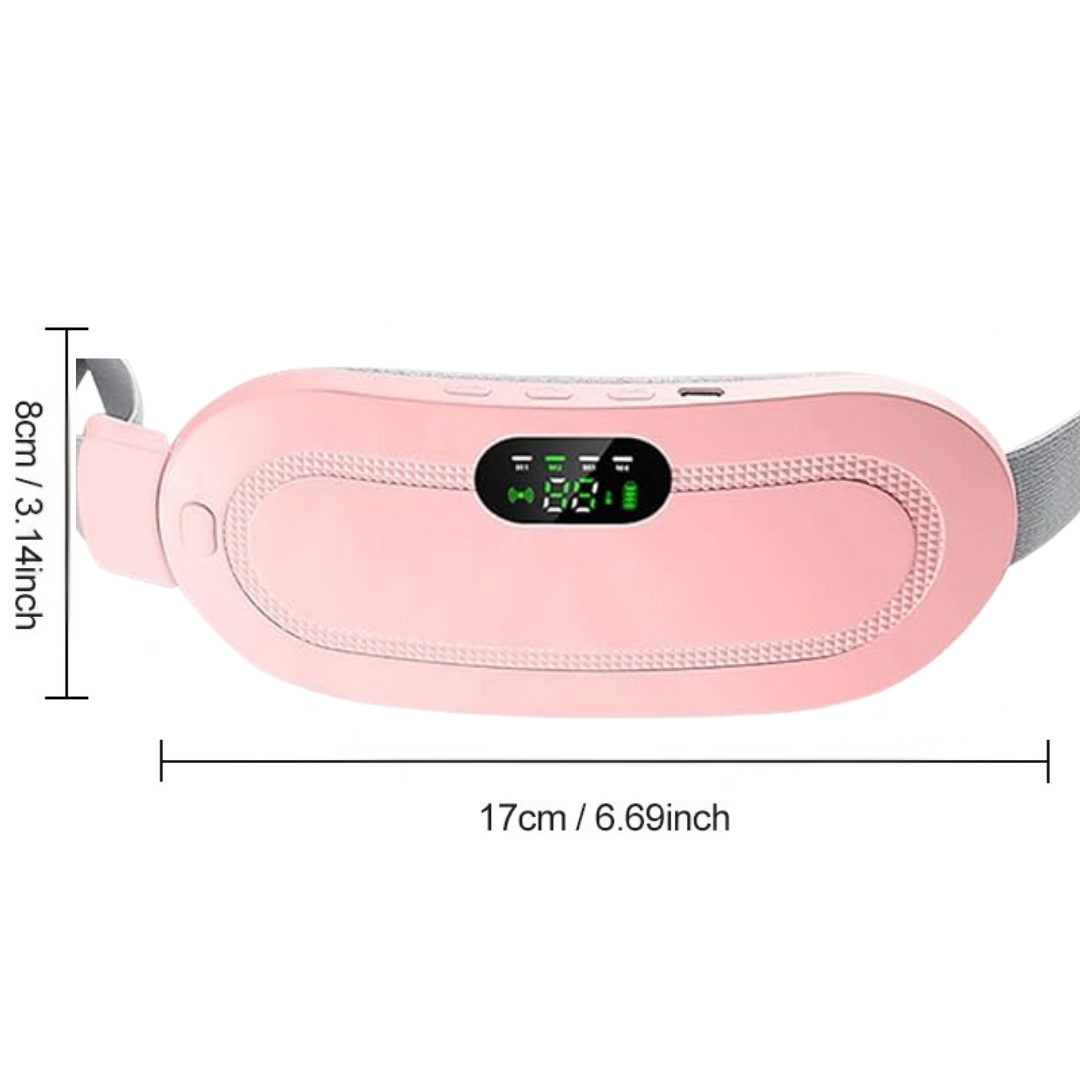 Pink Belt: Banda Térmica & Masajeadora para cólicos