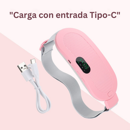 Pink Belt: Banda Térmica & Masajeadora para cólicos