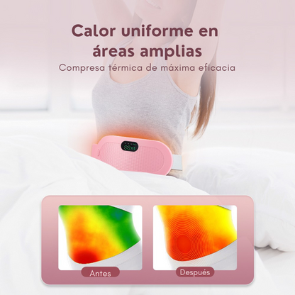 Pink Belt: Banda Térmica & Masajeadora para cólicos